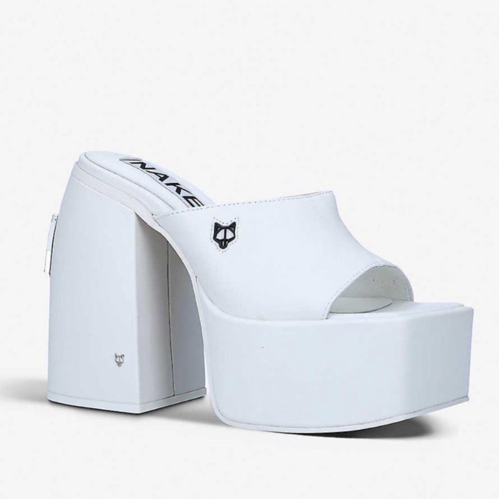 Naked Wolfe Jenna Leather Platform Sandals
